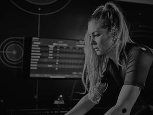 Ciclista no sistema Retul 3D